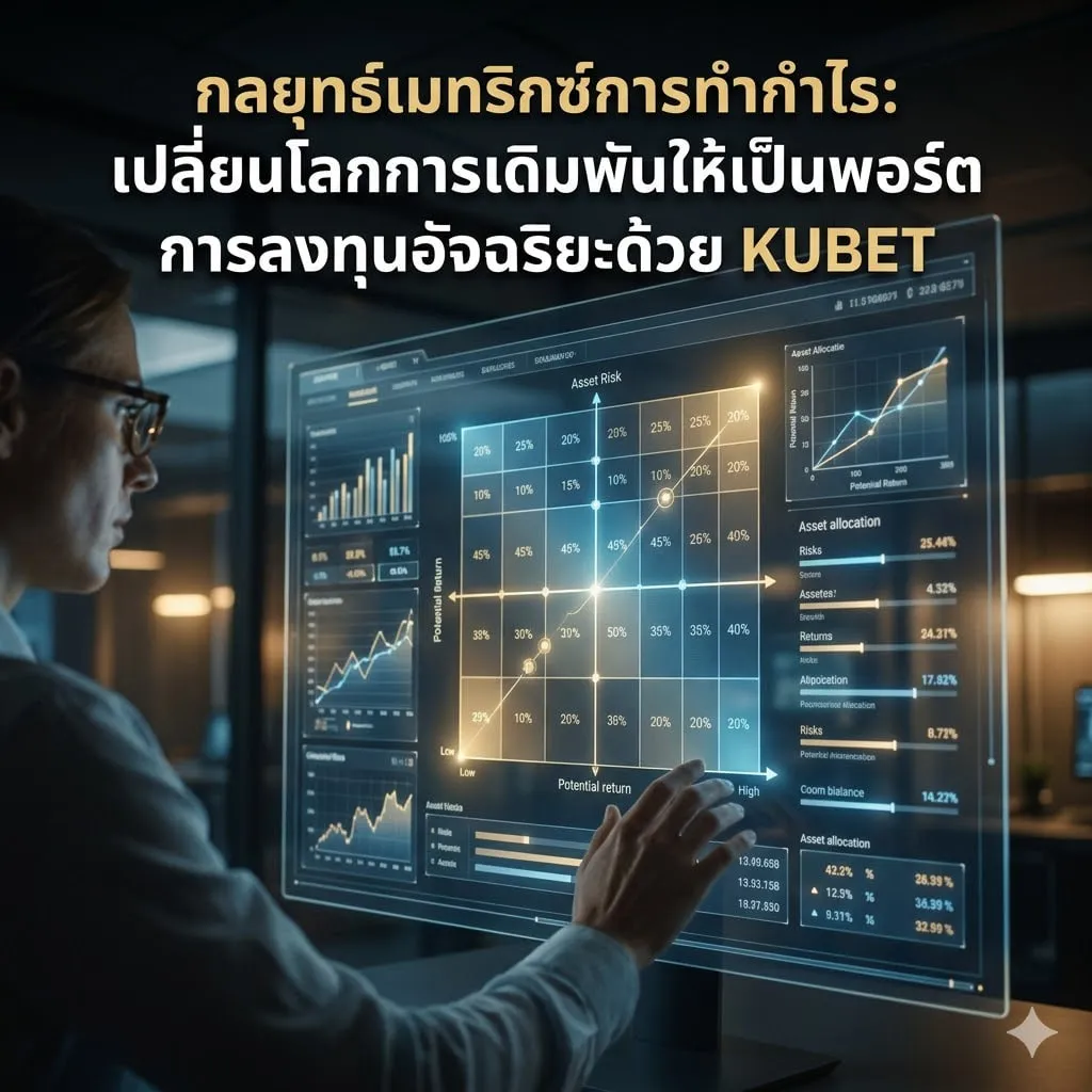 กลยุทธ์เมทริกซ์การทำกำไร: เปลี่ยนโลกการเดิมพันให้เป็นพอร์ตการลงทุนอัจฉริยะด้วย KUBET